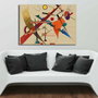Wallity 70100KANDINSKY003 Vasili Kandinsky Lienzo Decorativo Multicolor 70 x 100 cm
